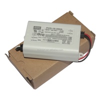 MeanWell Dimmable Constant Current LED Switching Power Supply dan LED Driver 16W 350mA dengan Tegangan Input 220V dan 100V