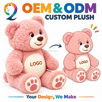 Peluches personnalisées OEM ODM Fournisseur Chine Légères Moelleuses Kawaii Adorables Peluches Bébé Personnalisées Animaux en Peluche Poupées