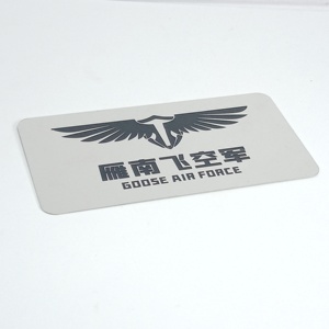 Tùy Chỉnh Nhiều Loại Kích Thước Tấm Thép Không Gỉ Tên Thiết Kế Logo Đánh Bóng Bề Mặt Và Bàn Chải Khắc Tấm Kim Loại Màu Lấp Đầy - Product Image 2