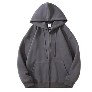 Sudadera con Capucha Personalizada con Cierre Completo, Precio de Fábrica, 400 g/m², Algodón Grueso, Impresión Digital por Sublimación, Sudaderas y Hoodies para Hombre - Product Image 2