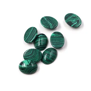 12x16mm flat back oval loose green turquoise tumbles stone for sale