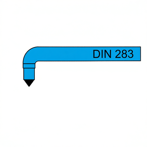 Fervi Matrice de roulage de filetage brasée DIN 283 Filetage interne - Product Image 2
