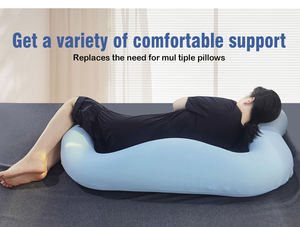Almohada Cervical Moderna con Diseño de Mariposa, Espuma Viscoelástica, Soporte Ergonómico para Dormir y para la Espalda, Diseño Marino/Sólido - Product Image 6