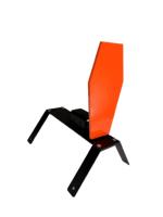 Cible de tir en acier AR500 classique à réinitialisation automatique de 3/8 po avec support pour 9 mm