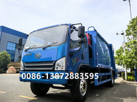 FAW 8cbm 10 tonnes mètres cubes 4*2 compacteur ordures compacteur camion ordures Compression camion prix de vente