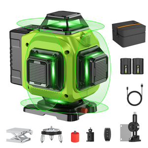 <span class=keywords><strong>Nivel</strong></span> Láser Profesional de 16 Líneas, 4D, Haz Verde, 360°, Autonivelante, Alta Precisión, Láser Rotatorio para Exteriores con Control Remoto - Product Image 1