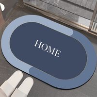 Tapis de bain Skymoving personnalisés en terre de diatomée, antidérapants, à absorption rapide et séchage rapide, pour salle de bain (lot)