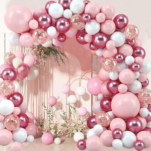 Macaron rosa lattice palloncino ghirlanda kit <span class=keywords><strong>Confetti</strong></span> Ballons per <span class=keywords><strong>matrimonio</strong></span> festa di compleanno Baby Shower di San Valentino confezionati in sacchetti - Product Image 4