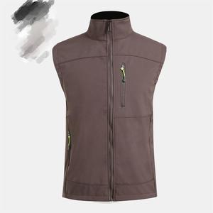 Nuovo Arrivo Gilet Invernale Antivento Senza Maniche Foderato con Cerniera <span class=keywords><strong>in</strong></span> <span class=keywords><strong>Lana</strong></span> da Uomo - Product Image 3