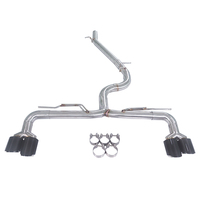 Système d'échappement complet haute performance GFC/Suitable pour Audi A3 2.0T Quattro 2014-2024, échappement arrière droit à quatre sorties