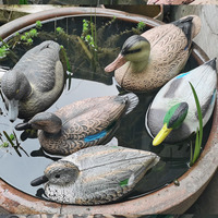 Canard blanc flottant réaliste en PE, ornement aquatique pour bassin et jardin, leurre de chasse, conception étanche