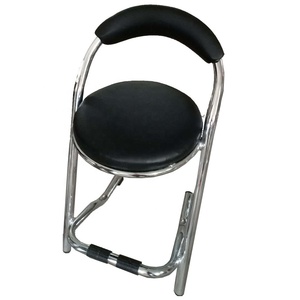 Metal <strong>Stool</strong> with High Leg and Leather Seat bar Chair Modern Counter <strong>Hight</strong> <strong>Stools</strong> for Home bar - Product Image 4