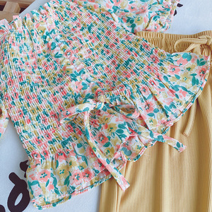 Di estate di Vacanza Casual Confortevole Ragazze Dei Capretti Dei Vestiti del Vestito Della Banda Colorata <span class=keywords><strong>Set</strong></span> <span class=keywords><strong>Per</strong></span> La Donna <span class=keywords><strong>Per</strong></span> <span class=keywords><strong>Bambini</strong></span> - Product Image 2