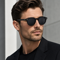 Lunettes de soleil professionnelles classiques polarisées anti-lumière bleue, monture complète en acétate, confortables et durables, pour visages en forme de losange
