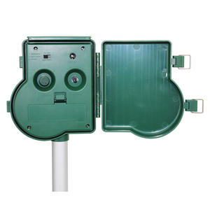 Repelente de animales solar ultrasónico, Dispositivo disuasorio de <span class=keywords><strong>depredador</strong></span> para exteriores, para perros, gatos, zorros, pájaros y murciélagos, venta al por mayor, al por mayor, al aire libre, 2017 - Product Image 4