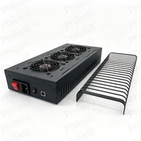 20 Stück Mobile Farm Phone Box Geräte Software Gruppensteuerung Click Phone Farming Chassis USB HUB BOX Rot Mobilfunk-Daten