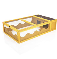 Cage de luxe moderne en bois pour tortues, boîte extérieure avec fonction coupe-vent pour petits animaux, toutes saisons