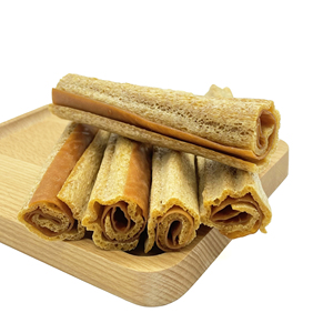Pet dog snack grossista fabbrica vendita diretta rotolo di <span class=keywords><strong>carne</strong></span> di pollo gonfio collagene cane tratta bastone dentale <span class=keywords><strong>per</strong></span> l'allenamento - Product Image 3
