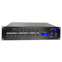 Amplificateur de diffusion audio intégré professionnel 6 zones (CH1-CH6) – Amplificateur de volume à contrôle de zone indépendant