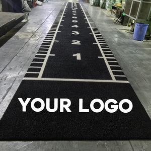 Tapis de fitness Umax haute densité pour piste de luge, <span class=keywords><strong>gazon</strong></span> synthétique 15MM 20MM 25MM, logo personnalisé, <span class=keywords><strong>gazon</strong></span> PE pour salle de sport, tapis d'herbe artificielle en rouleaux - Product Image 4