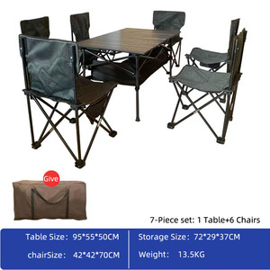 Hot hiện đại vườn bar cà phê nhà hàng bên ăn uống gấp ngoài trời Bàn và ghế Bộ - Product Image 2