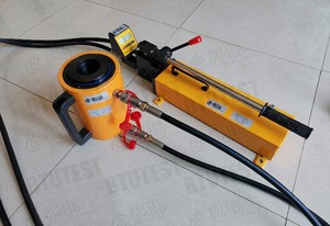 เครื่องดึงสมอไฮดรอลิกดิจิทัล |   เครื่องทดสอบแรงดึงของสลักยึดขนาด 100-1000 กิโลนิวตัน |   ASTM E488, EN 12504-3 - Product Image 2