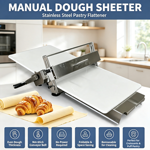 Máquina Laminadora <span class=keywords><strong>de</strong></span> Masa Pequeña para Uso Doméstico |   Rodillo Eléctrico Portátil para <span class=keywords><strong>Pizza</strong></span>, Pasta y Fideos - Product Image 4