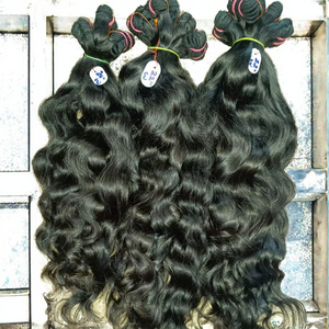 ผมแท้ REMI HAIR 100% เกรด 12A ผมหยิกธรรมชาติจากอินเดีย ไม่หลุดร่วง ไม่พันกัน น้ำหนัก 200 กรัม ต่อผมแบบ Double Weft ด้วยเครื่องจักร - Product Image 1