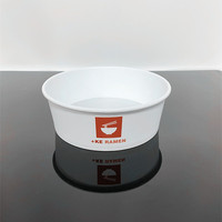 Bol en papier chauffant jetable personnalisable de grande capacité pour une utilisation dans les cuisinières à induction