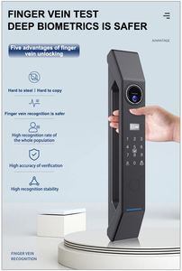 Khóa thông minh Palm scan tuya ttlock khóa cửa thông minh khách sạn kiểm soát ứng dụng với 3D Nhận dạng khuôn mặt vân tay truy cập video - Product Image 4