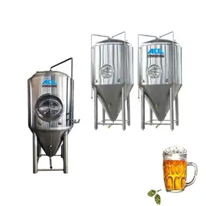 Ace发酵罐发酵罐5桶系统餐厅设备酿造啤酒200公斤微型啤酒厂200L