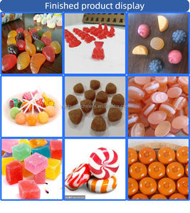 Ligne de production de machines de dépose de bonbons durs à prix d'usine pour gelée de pectine, bonbons gélifiés vitaminés, sucettes, sucettes au gingembre et autres produits alimentaires - Product Image 6