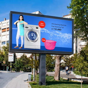 Рекламная панель pitch5 для наружного освещения, высокая яркость, светодиод National Star smd2727 3840 Гц, HD видео рекламный щит, светодиодный экран, панель дисплея - Product Image 3