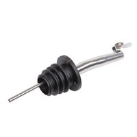 Tapón Vertedor de Acero Inoxidable con Tapa Abatible para Botellas de Aceite, Vino, Vinagre y Licores