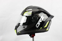 Casque d'équitation ABS intégral approuvé par le DOT de haute qualité Casque de moto neuf avec double visière personnalisable