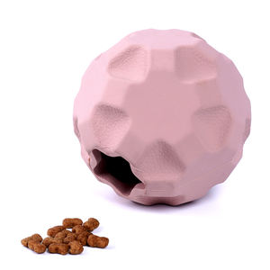 Yeni ürünler doğal kauçuk top interaktif davranır açık köpek oyuncaklar köpekler için sıkıntı mavi ve pembe Pet köpekler ve chewy oyuncak yiyecekler - Product Image 1