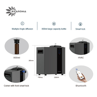 Diffuseur d'arômes électrique Bxaroma A3000, style moderne de haute qualité, en métal, sans eau, machine à parfum pour hôtel, diffusion multi-angles