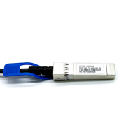 Kabel Twinax tembaga pasif 1m 25G, kecepatan tinggi 1m 25G SFP28 + transiver optik Server saklar jaringan kecepatan kesederhanaan