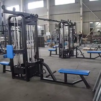 Nouvelle conception, équipement de fitness de haute qualité, export direct d'usine, équipement de gym commercial et domestique, machine multifonctionnelle à 8 stations