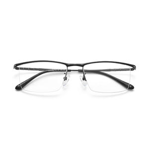 Gafas de Vista Rectangulares Semi-Monturadas para Hombre Guoda Optics, Lentes de Resina Anti-Reflejantes, Diseño de Media Montura, Hechas en Danyang - Product Image 4