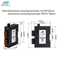 Module d'entrée analogique 16 canaux 4-20 mA CK-TP8160, module IO distant Modbus TCP RTU EtherNet/IP pour l'automatisation industrielle PLC