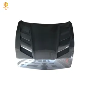 The black carbon fiber hood of the vent is suitable for Nissan 370Z Z34 09-15