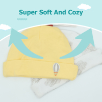 Sombrero Unisex para bebé recién nacido, lana de colores teñida, algodón, corte para bebé, decoración cálida para invierno
