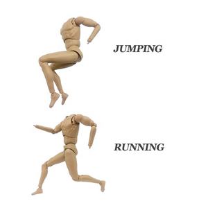 Figura de acción de articulación de plástico personalizada para hombre, <span class=keywords><strong>modelo</strong></span> de articulación móvil de cuerpo <span class=keywords><strong>desnudo</strong></span>, juguete de alta calidad, OEM - Product Image 5