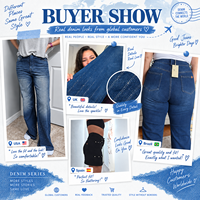Jeans à étiquette privée, jeans évasés déchirés pour femmes, jeans déchirés pour femmes, jeans évasés vintage en tricot extensible à imprimé animal
