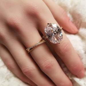 ダイヤモンド価格925スターリングシルバーバンドイスラエルキュービックジルコンリング - Product Image 2