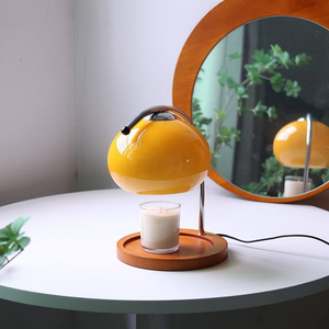 PM Orange Wax Melting <strong>Lamp</strong> Korean Vintage Glass Candle Holder Temperature <strong>Adjustable</strong> Bedroom Glass Atmosphere Decorative <strong>Lamp</strong> - Product Image 4