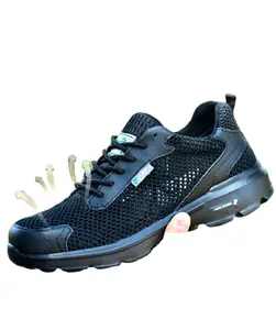 Hot Sale Breathable Mesh Anti Puncture Summer Safety Shoes for men