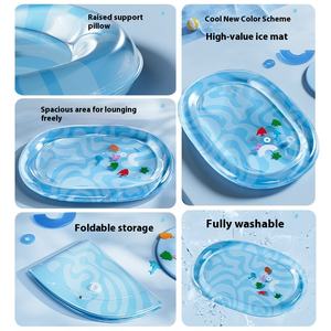 Şişme köpek su yatağı 2025 kalınlaşmış duyusal su Paly Mat Anti-Scratch tasarım sıkılmış kapalı kediler için Pet su yatağı - Product Image 4