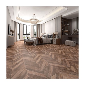 <span class=keywords><strong>Carrelage</strong></span> en céramique et porcelaine aspect parquet <span class=keywords><strong>gris</strong></span>, motif <span class=keywords><strong>chevron</strong></span> en bois pour salle de bain - Product Image 6